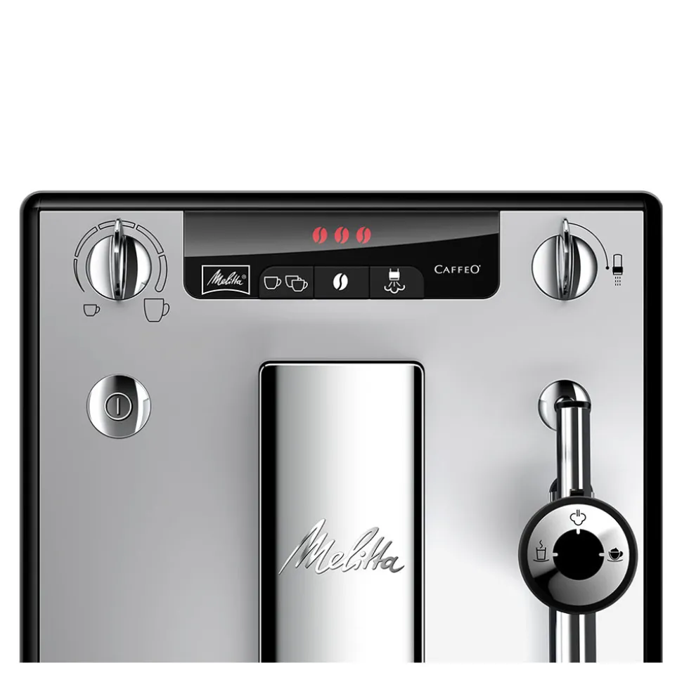 Melitta Caffeo Solo & Perfect Milk E957-103 kahviautomaatti – hopea