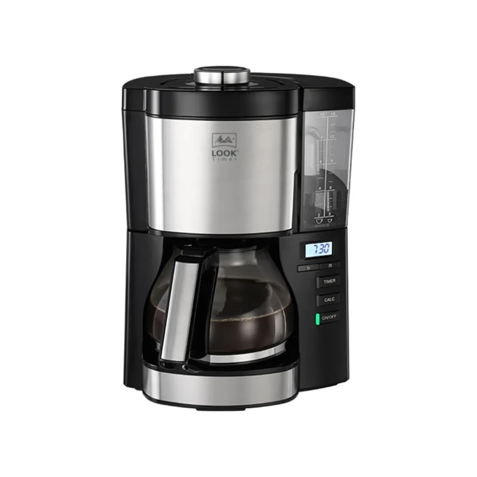 Melitta Look V Timer kahvinkeitin ajastimella – musta