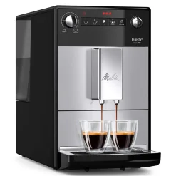 Melitta Purista F23/0-101 kahviautomaatti – musta/hopea