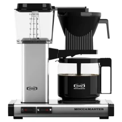 Moccamaster Automatic Polished Silver kahvinkeitin – kiillotettu hopea