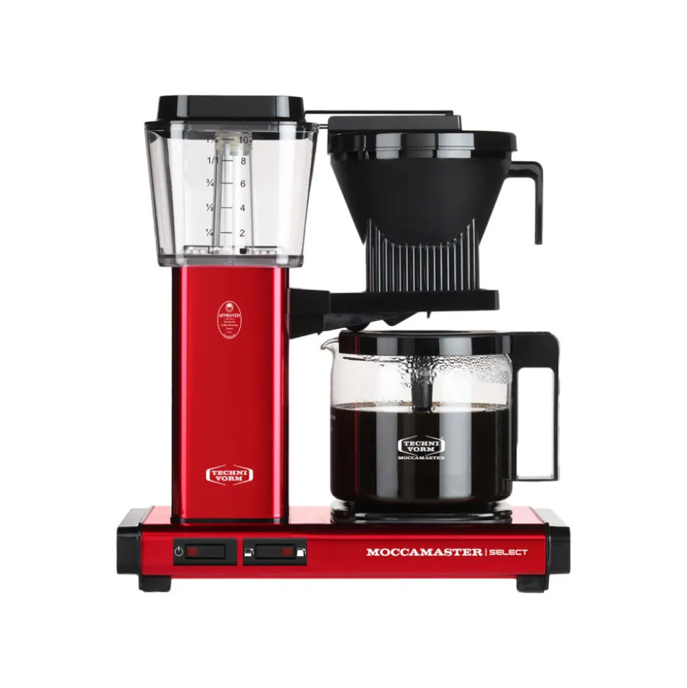 Moccamaster KBG 741 Select kahvinkeitin – metallinen punainen, käytetty