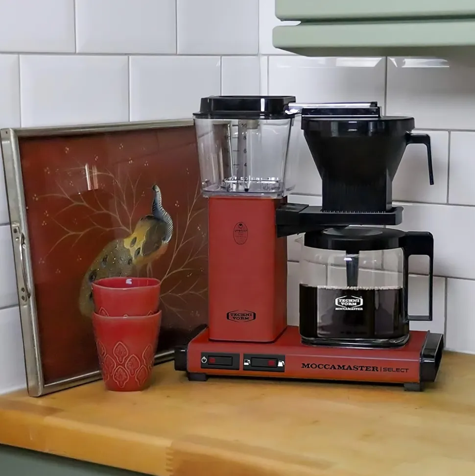 Moccamaster KBG 741 Select kahvinkeitin – tiilenpunainen, käytetty
