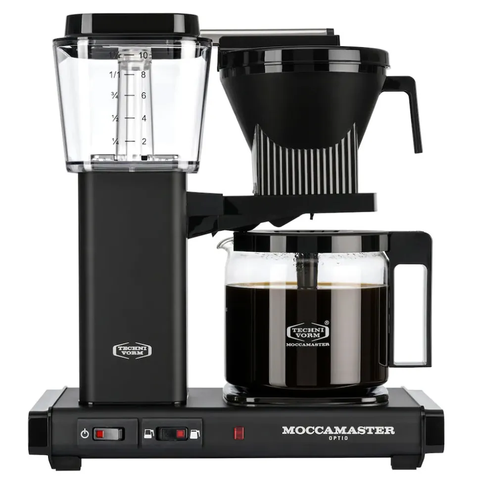 Moccamaster Optio Matt Black kahvinkeitin – mattamusta