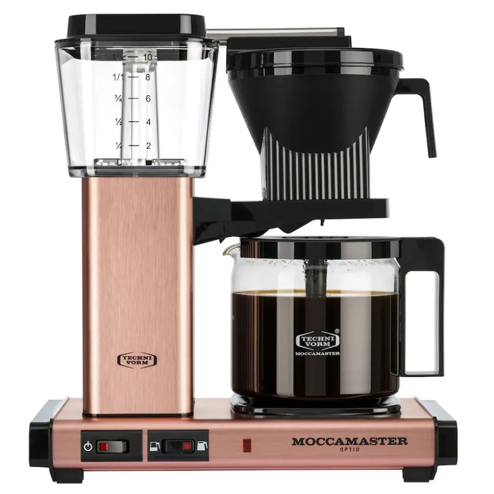 Moccamaster Optio Rose Gold kahvinkeitin – ruusukulta