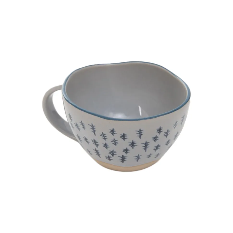 Muki Homla BLUMI Grey/ Blue decoration, 250 ml