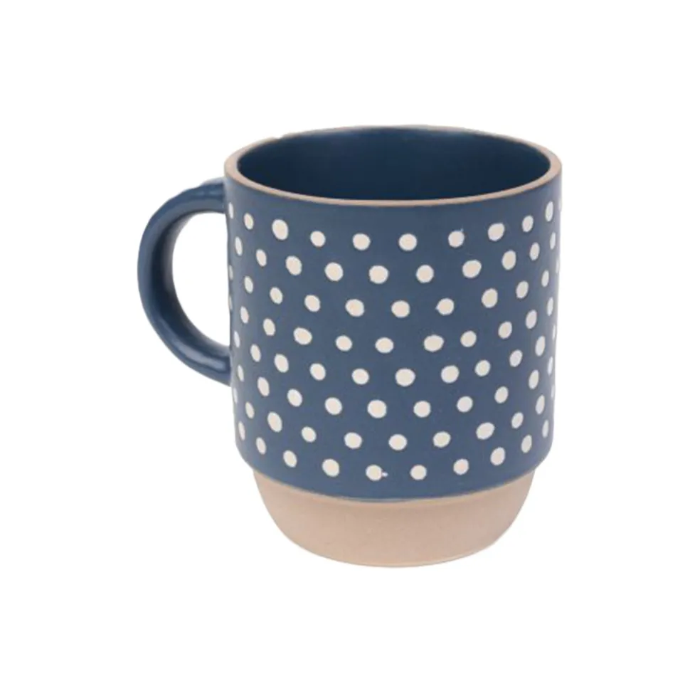 Muki Homla GRANTI Dots Navy Blue, 280 ml