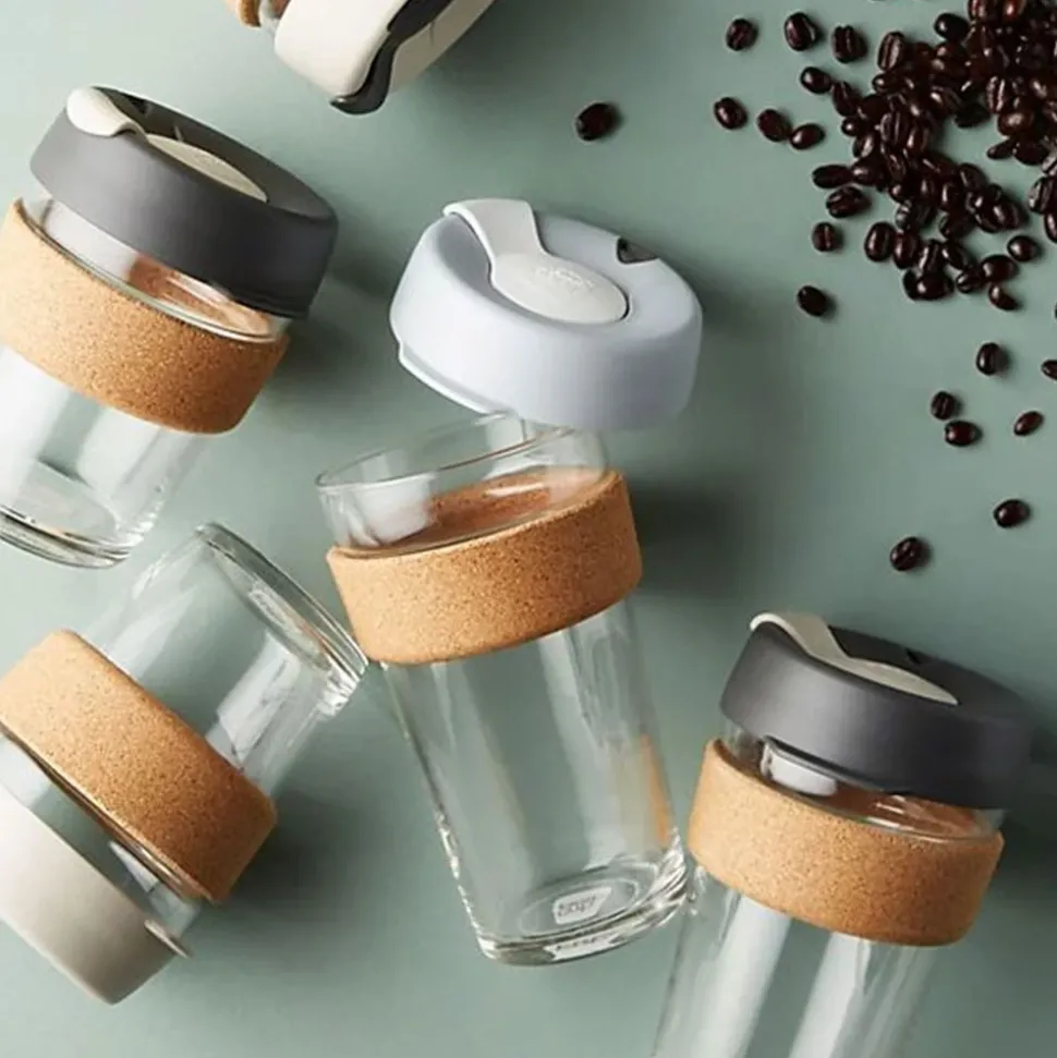 Muki kannella KeepCup Brew Cork Black, 454 ml