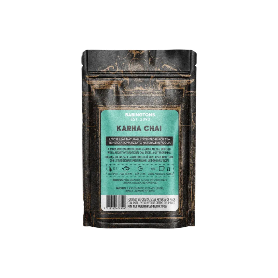 Musta tee Babingtons Karha Chai, 100 g