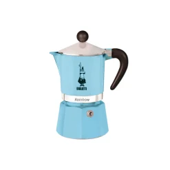 Mutteripannu Bialetti Moka Rainbow 3-cup Light Blue