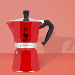 Mutteripannu Bialetti Moka Express Red 6 cups