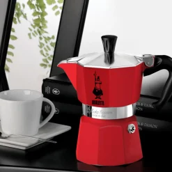 Mutteripannu Bialetti Moka Express Red 3 cups