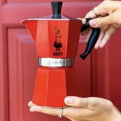 Mutteripannu Bialetti Moka Express Red 6 cups