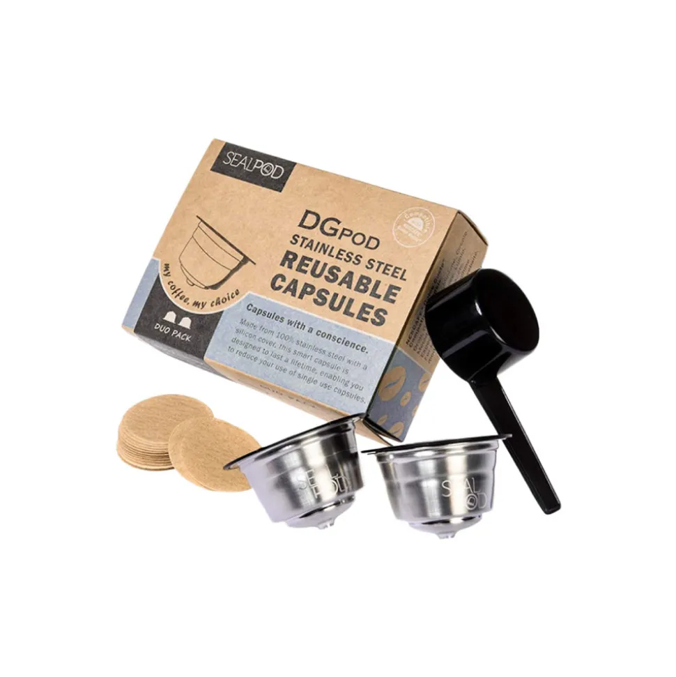 NESCAFÉ® Dolce Gusto® koneisiin sopivat uudelleenkäytettävät kapselit Sealpod Duo Pack