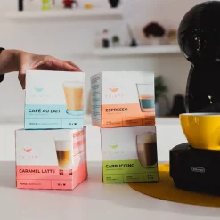 NESCAFÉ® Dolce Gusto® koneisiin sopivat kahvikapselit CHiATO Café au Lait, 16 kpl.