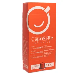 Nespresso® koneisiin sopivat kahvikapselit Caprisette Belgique, 10 kpl.