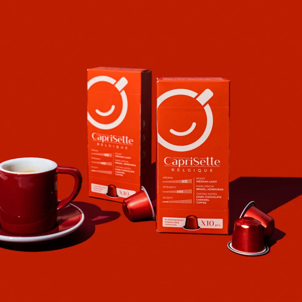 Nespresso® koneisiin sopivat kahvikapselit Caprisette Belgique, 3 x 10 kpl.
