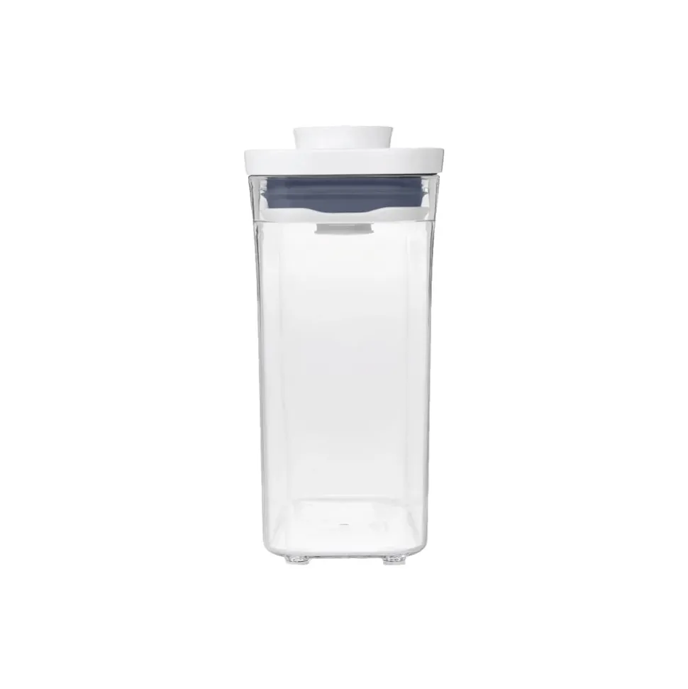 Oxo Pop Slim Rectangle Short säilytyspurkki, 1,1 l