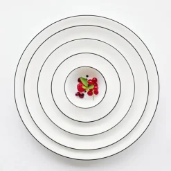Pasta- ja keittolautanen Asa Selection À Table Ligne Noire, 22 cm