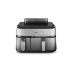 Philips 5000 Series NA555/00 airfryer tuplakorilla – 9 l, hopea/teräs