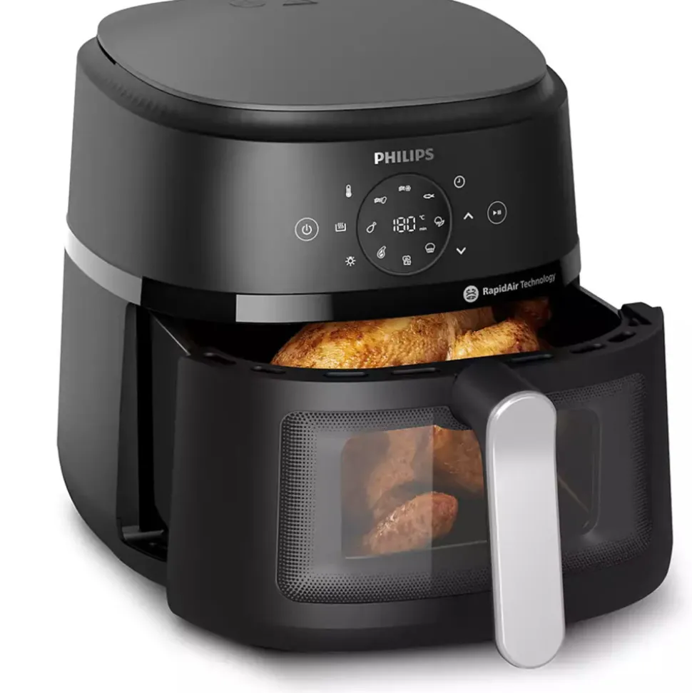 Philips 2000 Series NA231/00 -airfryer – 6,2 l, 1700 W, musta