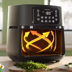 Philips 5000 Series XXL Connected HD9285/90 -airfryer – 7,2l, 2000 W, musta