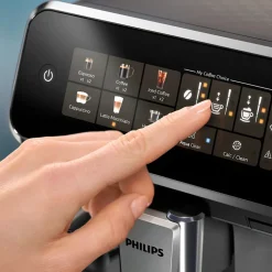 Philips Series 3300 LatteGo EP3349/70 kahviautomaatti – musta/hopea