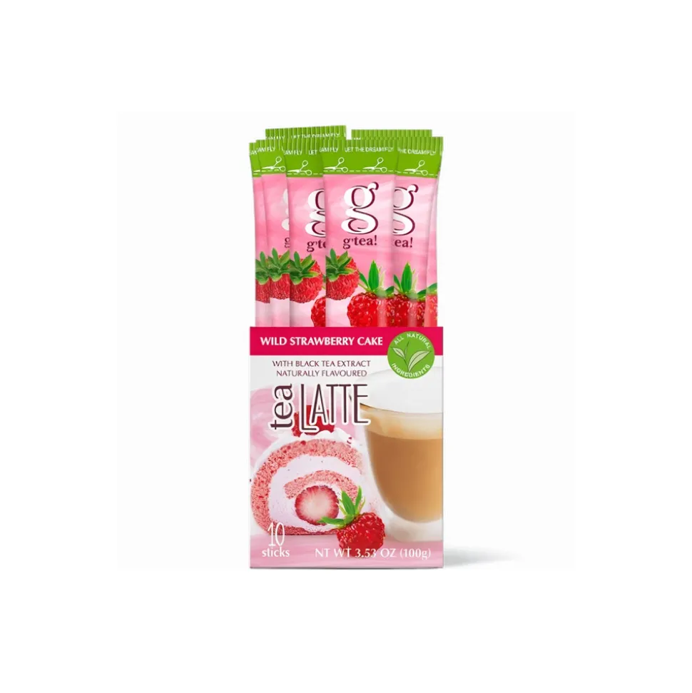 Pikatee g’tea! Tea Latte Wild Strawberry Cake, 10 kpl.