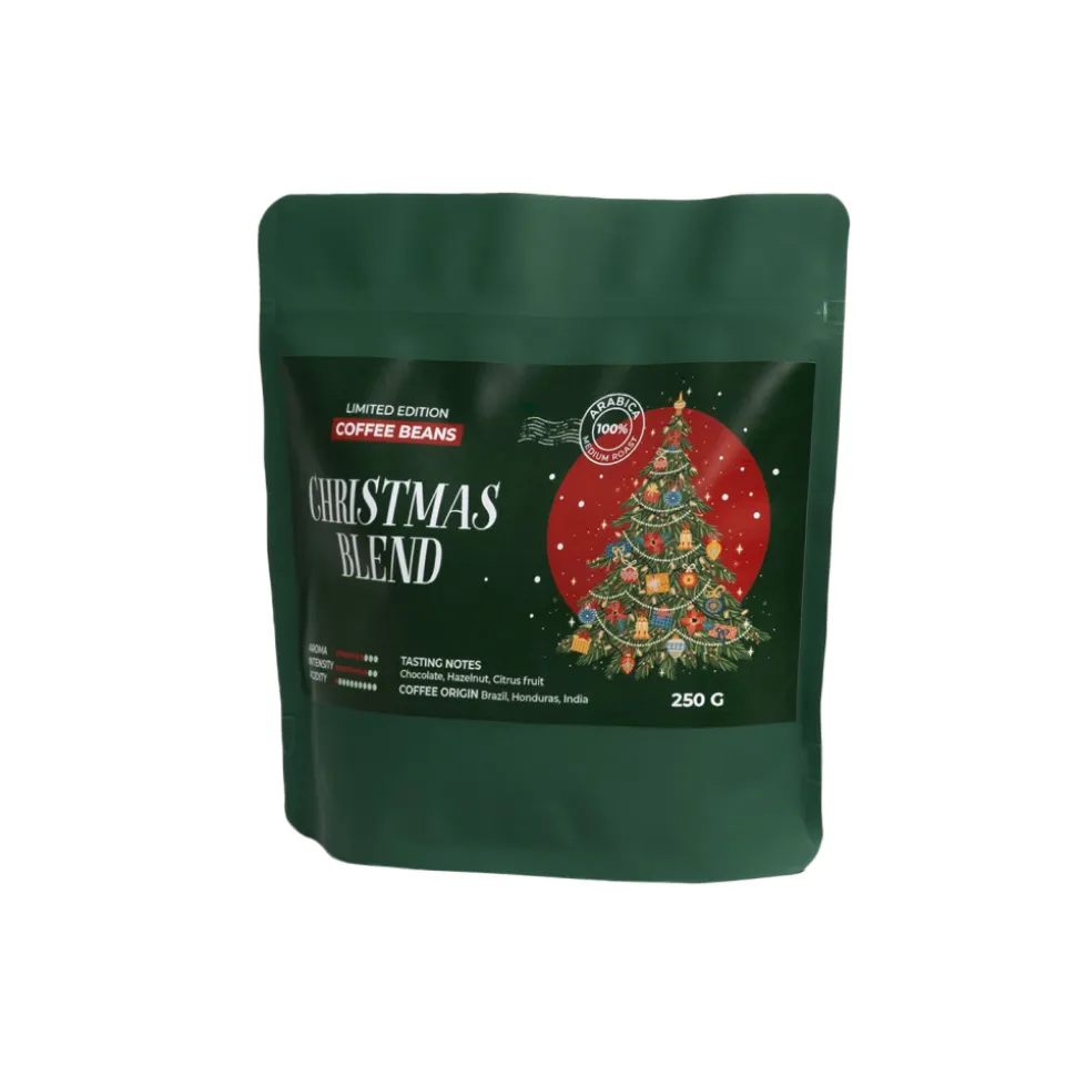Rajoitettu erä – juhlavat kahvipavut Christmas Blend, 250 g