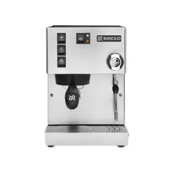 Rancilio Silvia E V6 espressokone – puoliammattimainen, ruostumaton teräs