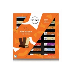 Rasia mini suklaapatukat Galler Mini Batons Assortment, 24 kpl.