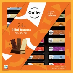 Rasia mini suklaapatukat Galler Mini Batons Assortment, 24 kpl.