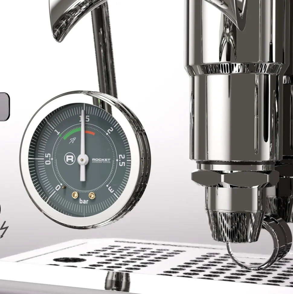Rocket Mozzafiato V Fast espressokone – hopea