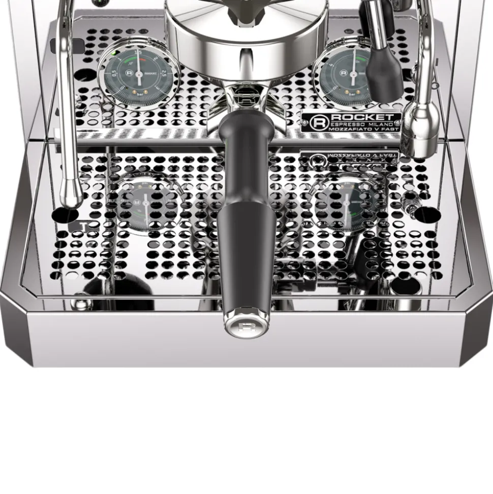 Rocket Mozzafiato V Fast espressokone – hopea