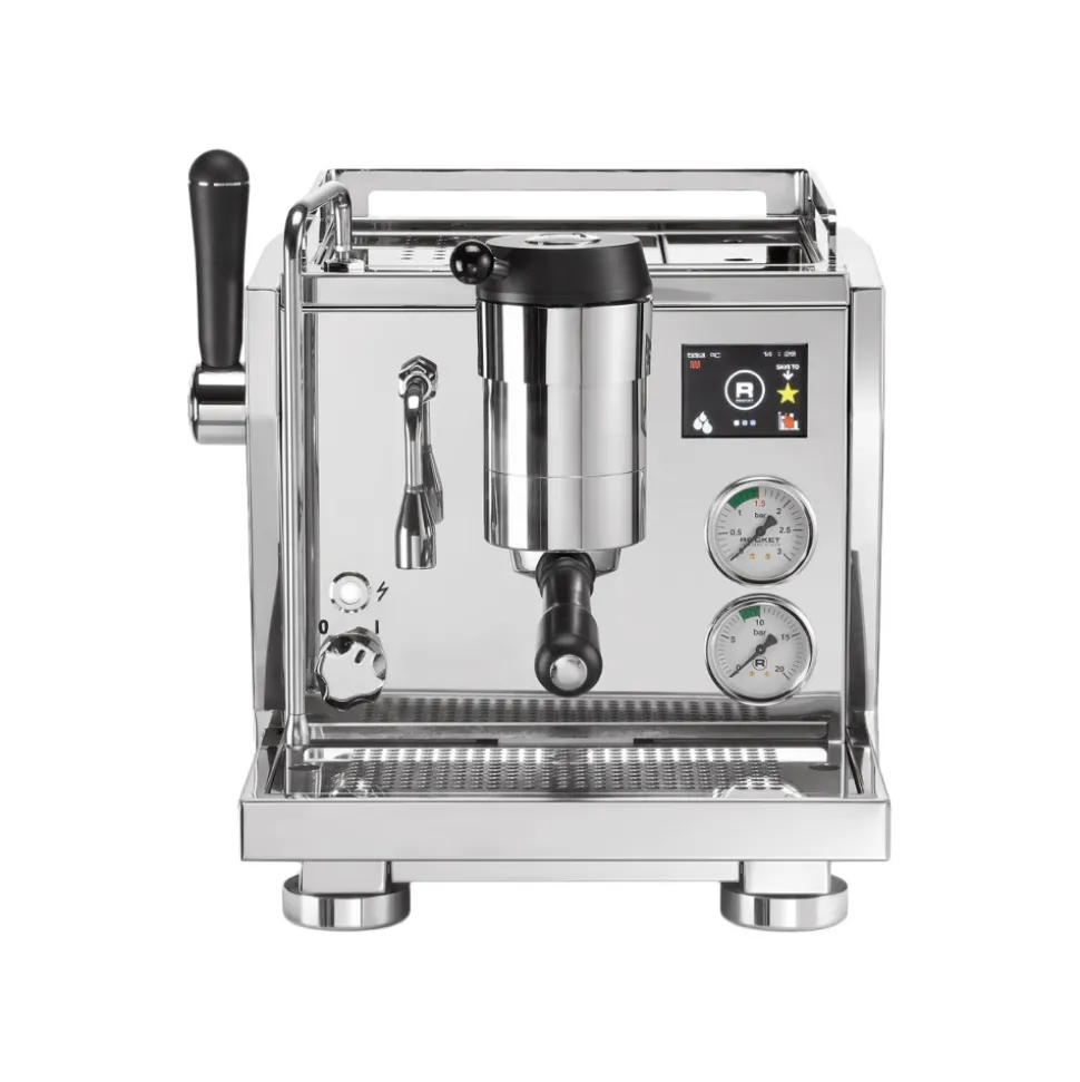 Rocket R Nine One espressokone kahvilaan – hopea