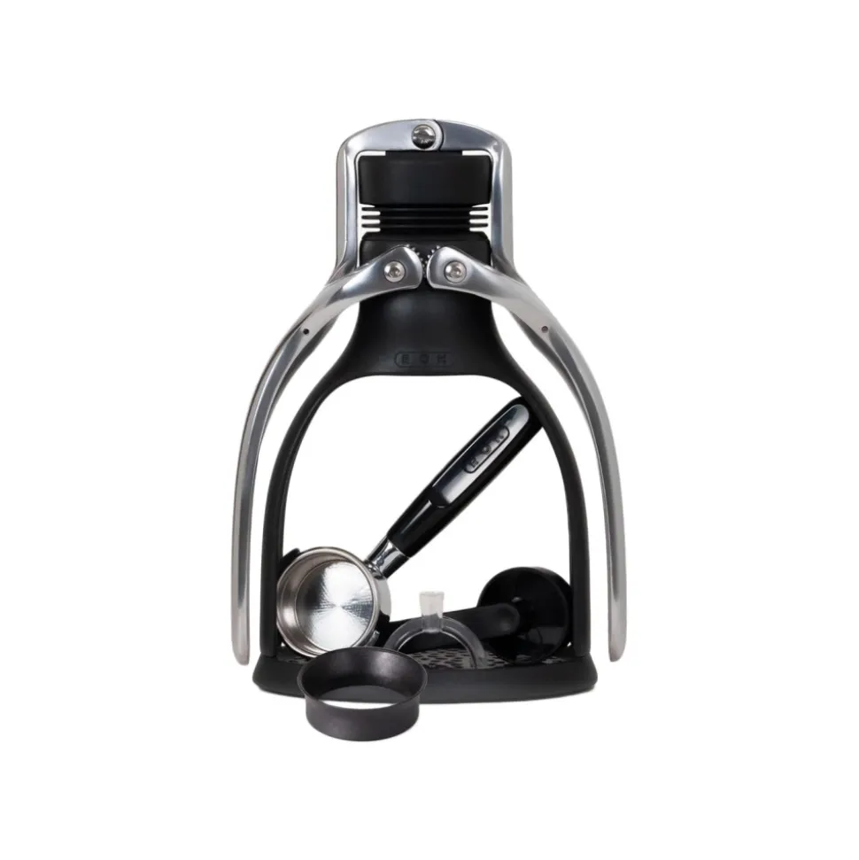 ROK EspressoGC Black manuaalinen espressokeitin – musta