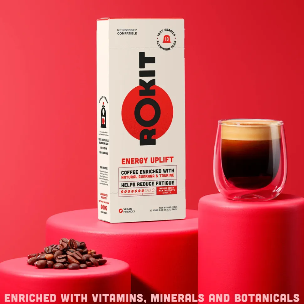 Rokit Energy Uplift Nespresso® -koneisiin sopivat kahvikapselit, 10 kpl.