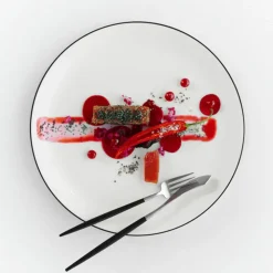 Ruokalautanen Asa Selection À Table Ligne Noire, 26,5 cm