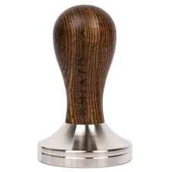 Ruostumattomasta teräksestä valmistettu tampperi puukahvalla CHiATO, 57 mm