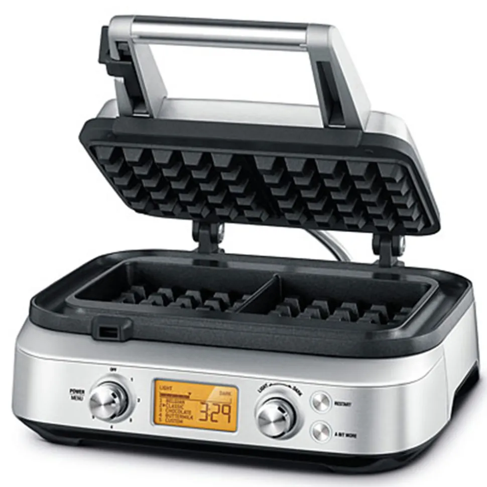 Sage the Smart Waffle™ SWM620 vohvelirauta – hopea