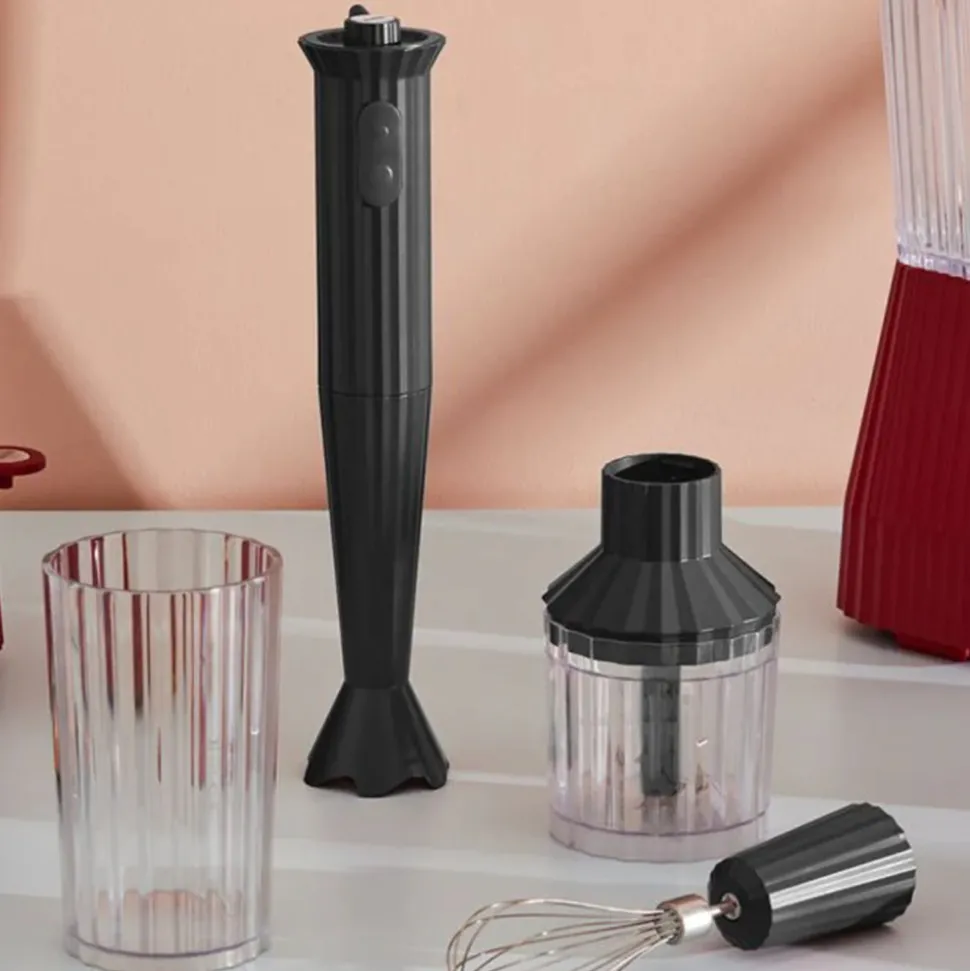 Sauvasekoitinsetti Alessi Plisse Black