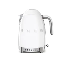 Sähköinen vedenkeitin säädettävällä lämpötilalla Smeg 50’s Style White KLF04WHEU