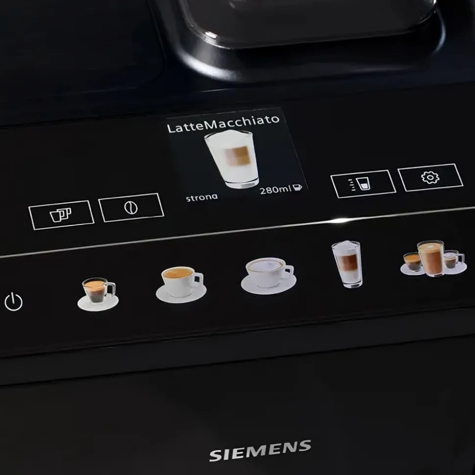 Siemens EQ500 TP515R01 Classic kahviautomaatti – musta/hopea