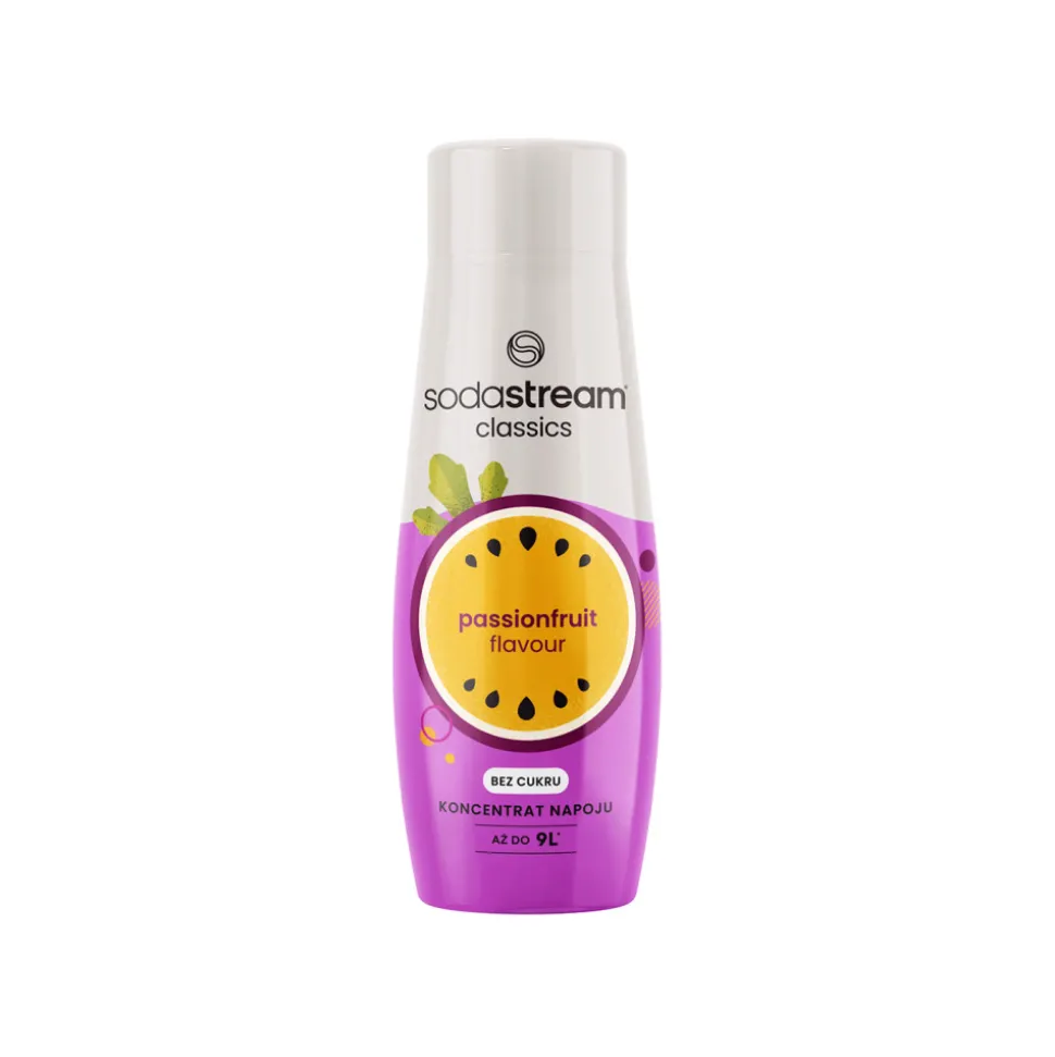 Siirappi SodaStream Classics Passionfruit Zero (SodaStream-hiilihapotuslaitteille), 440 ml