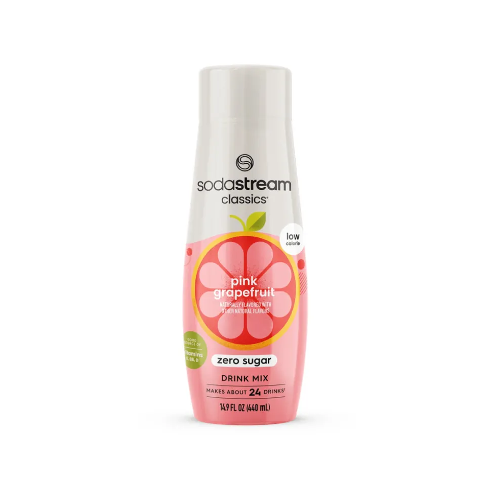 Siirappi SodaStream Classics Pink Grapefruit Zero (SodaStream-hiilihapotuslaitteille), 440 ml