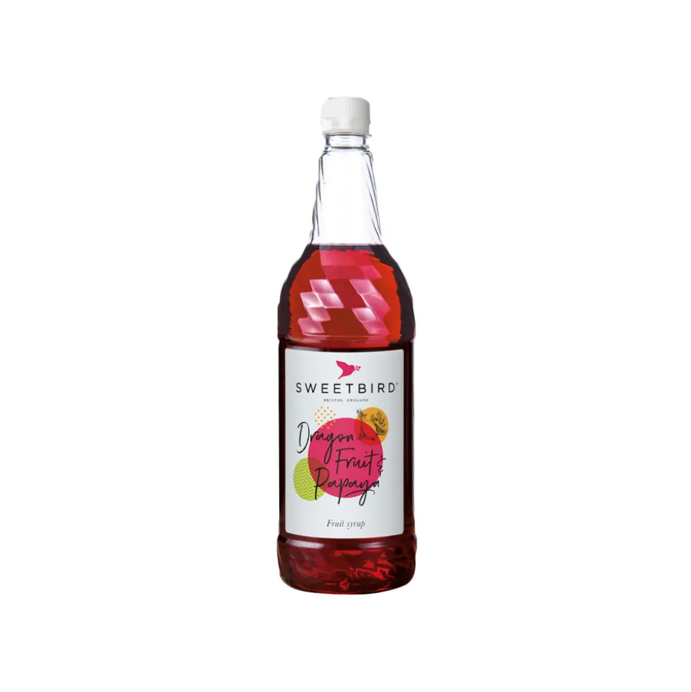 Siirappi Sweetbird Dragon Fruit & Papaya, 1 l
