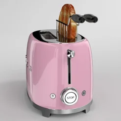 Smeg TSF01PKEU 50’s Retro Style leivänpaahdin – 950 W, pinkki