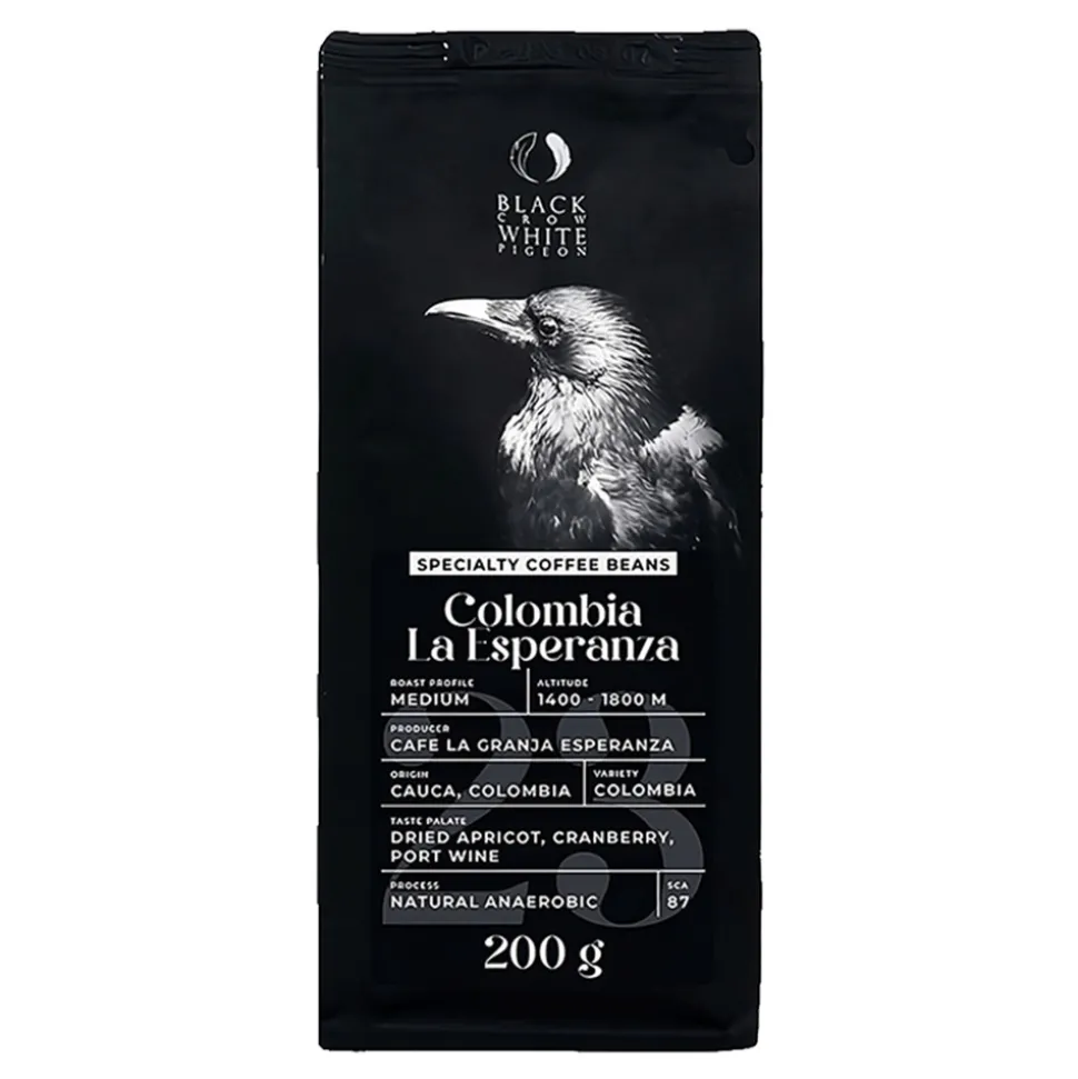 Specialty-kahvipavut Black Crow White Pigeon Colombia La Esperanza (Filter), 200 g
