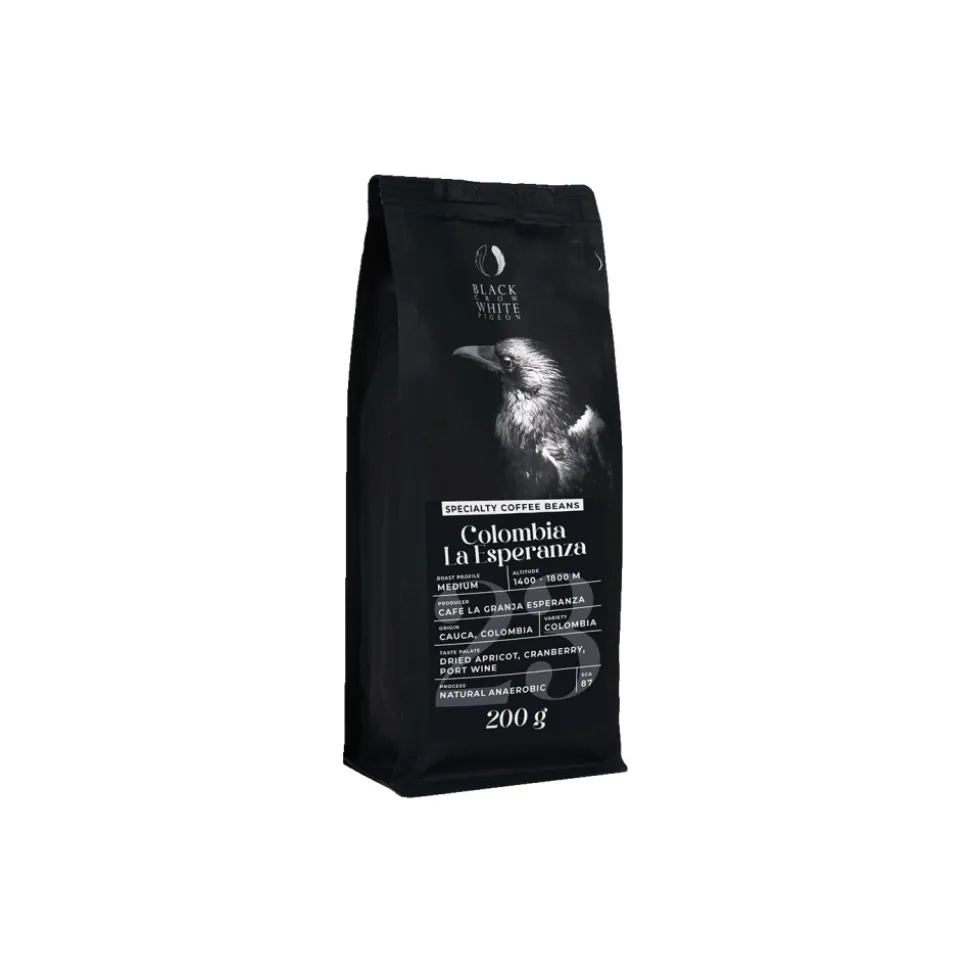 Specialty-kahvipavut Black Crow White Pigeon Colombia La Esperanza (Filter), 200 g