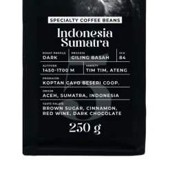 Specialty-kahvipavut Black Crow White Pigeon Indonesia Sumatra, 250 g