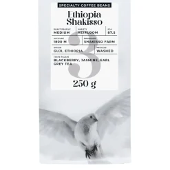 Specialty-kahvipavut Black Crow White Pigeon Ethiopia Shakisso, 250 g